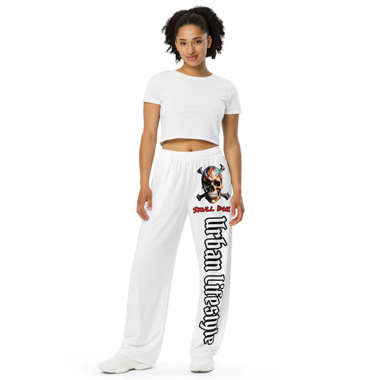 "Urban Lifestyle" All-over print unisex wide-leg pants PanT WomA
