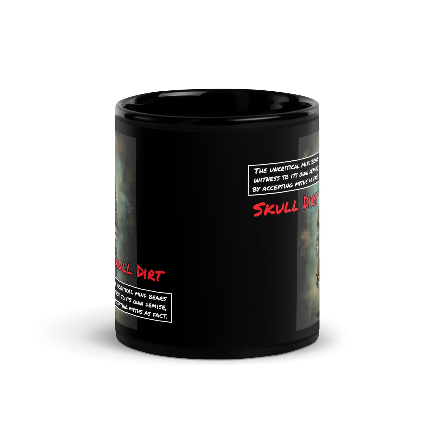 "Myths As Fact" Black Glossy Mug MasF MugS