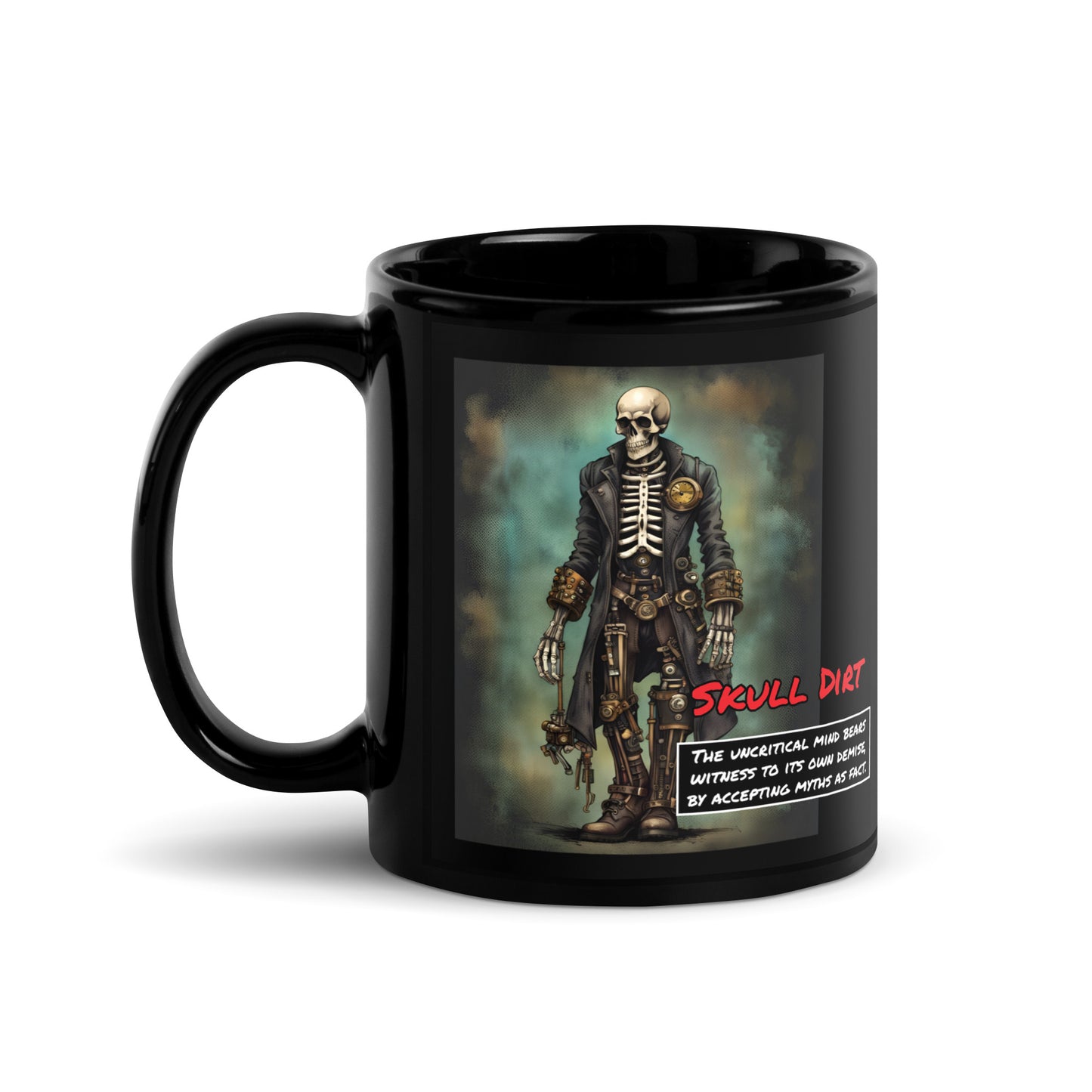 "Myths As Fact" Black Glossy Mug MasF MugS