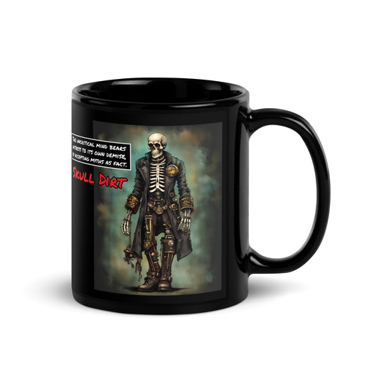 "Myths As Fact" Black Glossy Mug MasF MugS