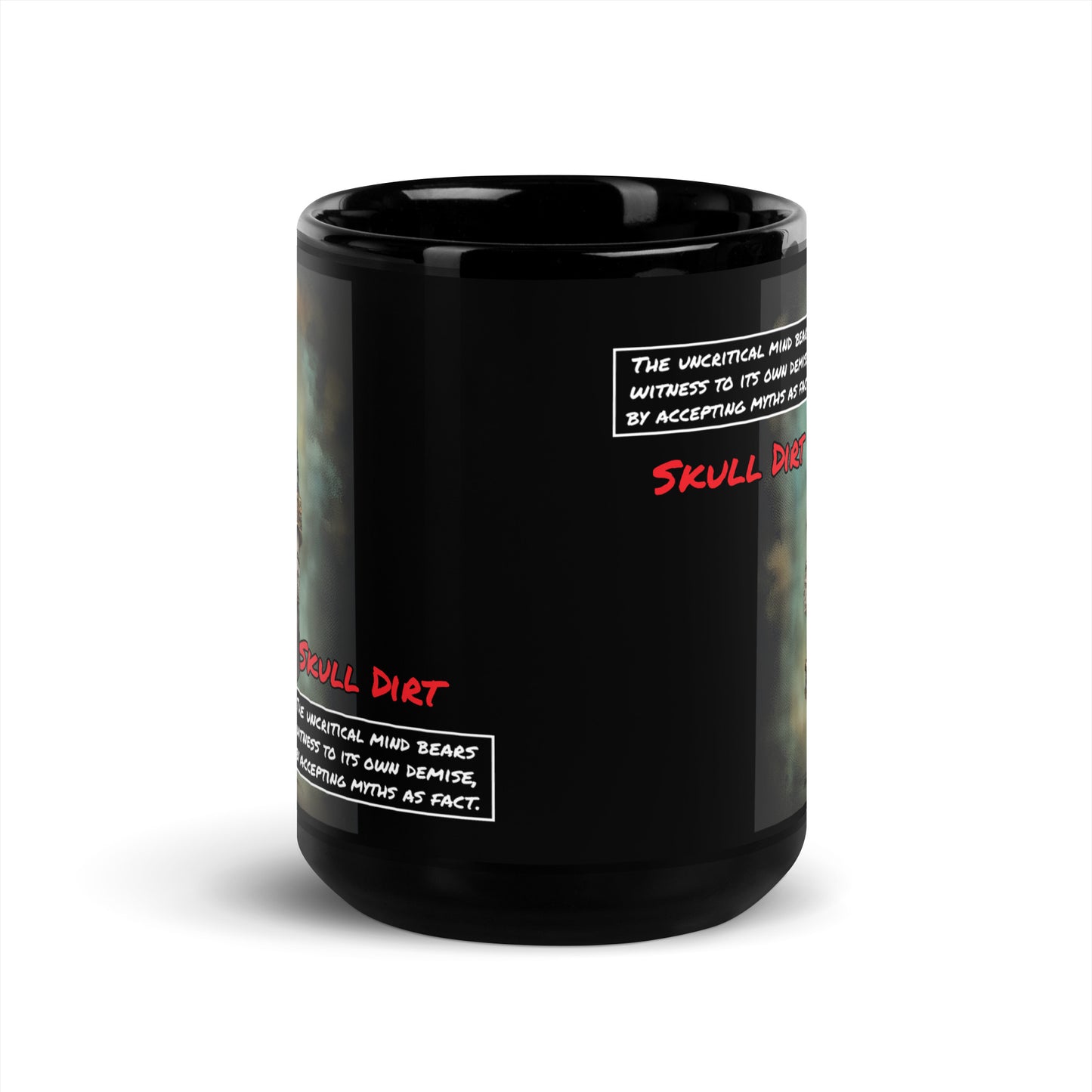 "Myths As Fact" Black Glossy Mug MasF MugS