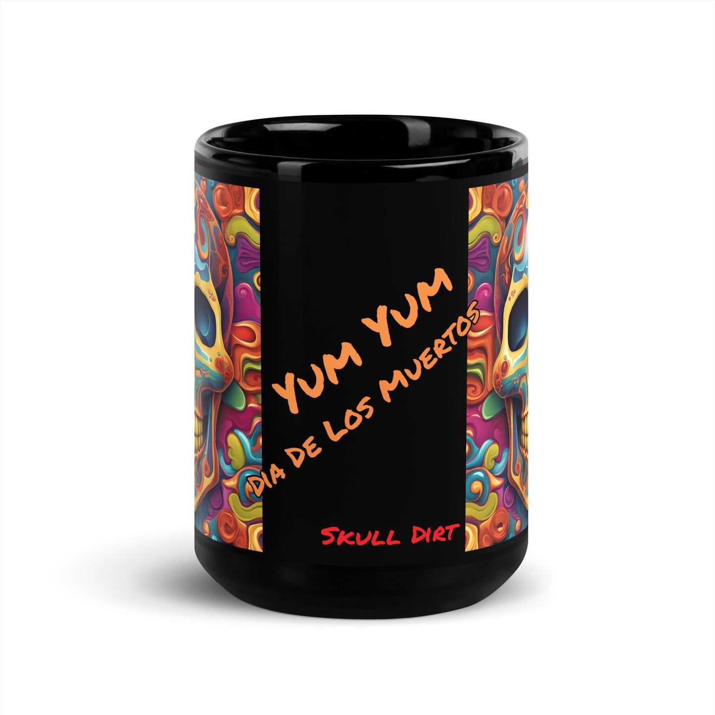 "Yum Yum" Black Glossy MugS YuuM