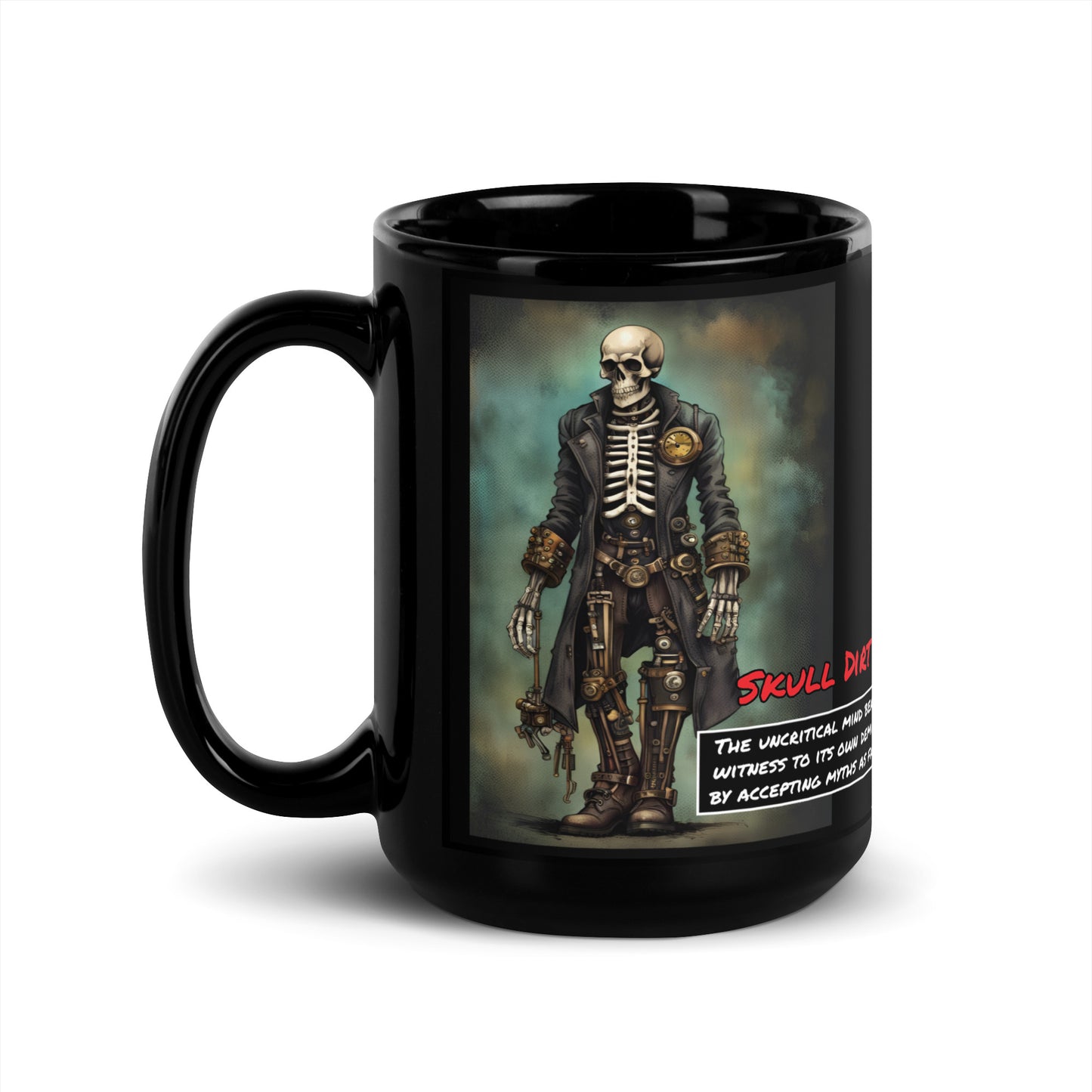 "Myths As Fact" Black Glossy Mug MasF MugS