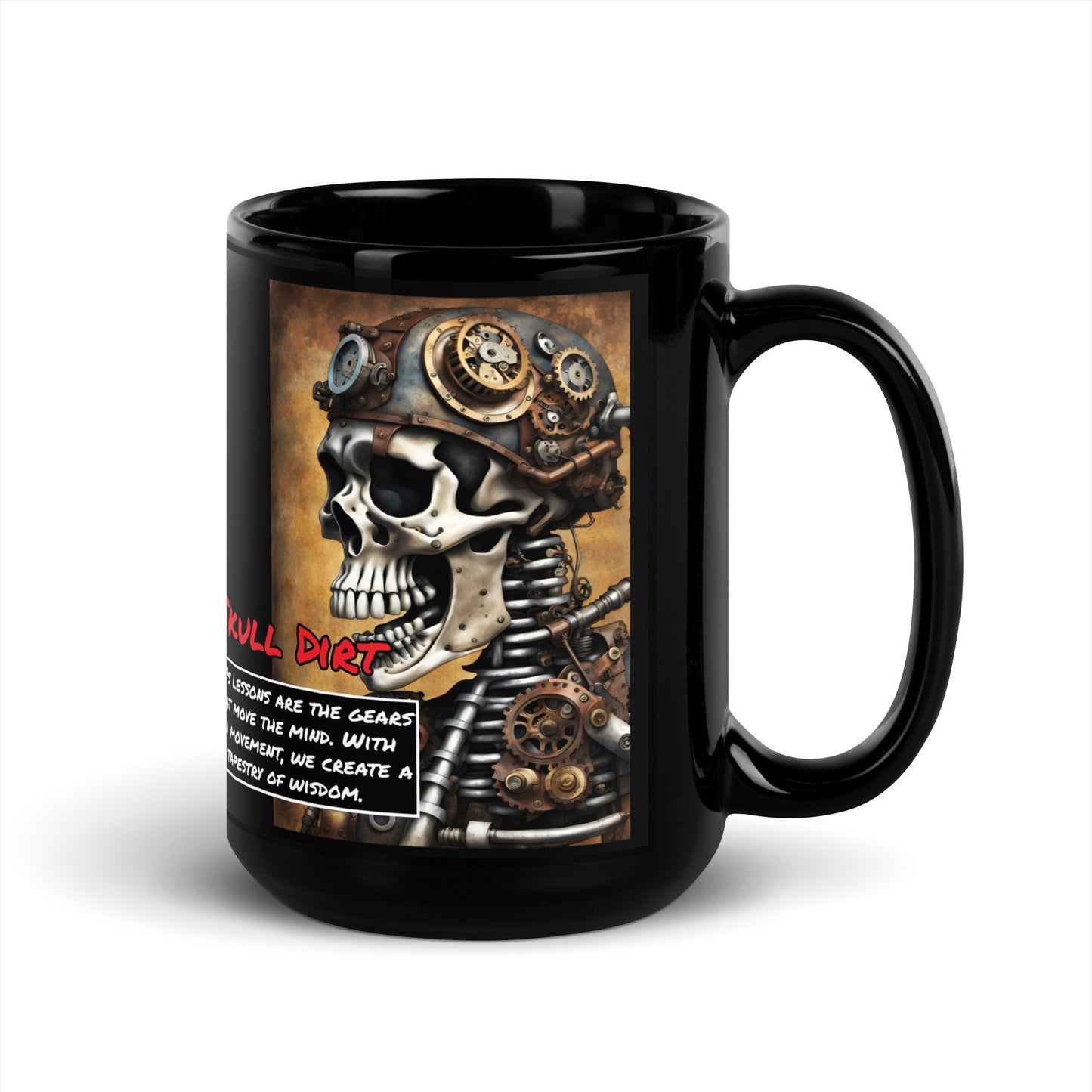 "Tapestry Of Wisdom" Black Glossy Mug TofW MugS
