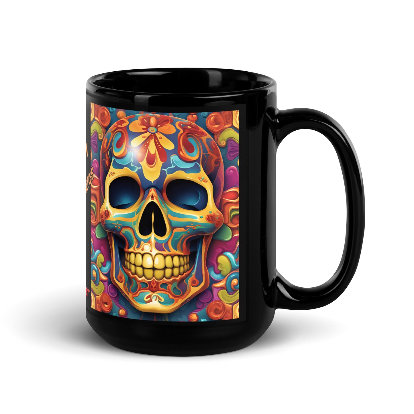 "Yum Yum" Black Glossy MugS YuuM