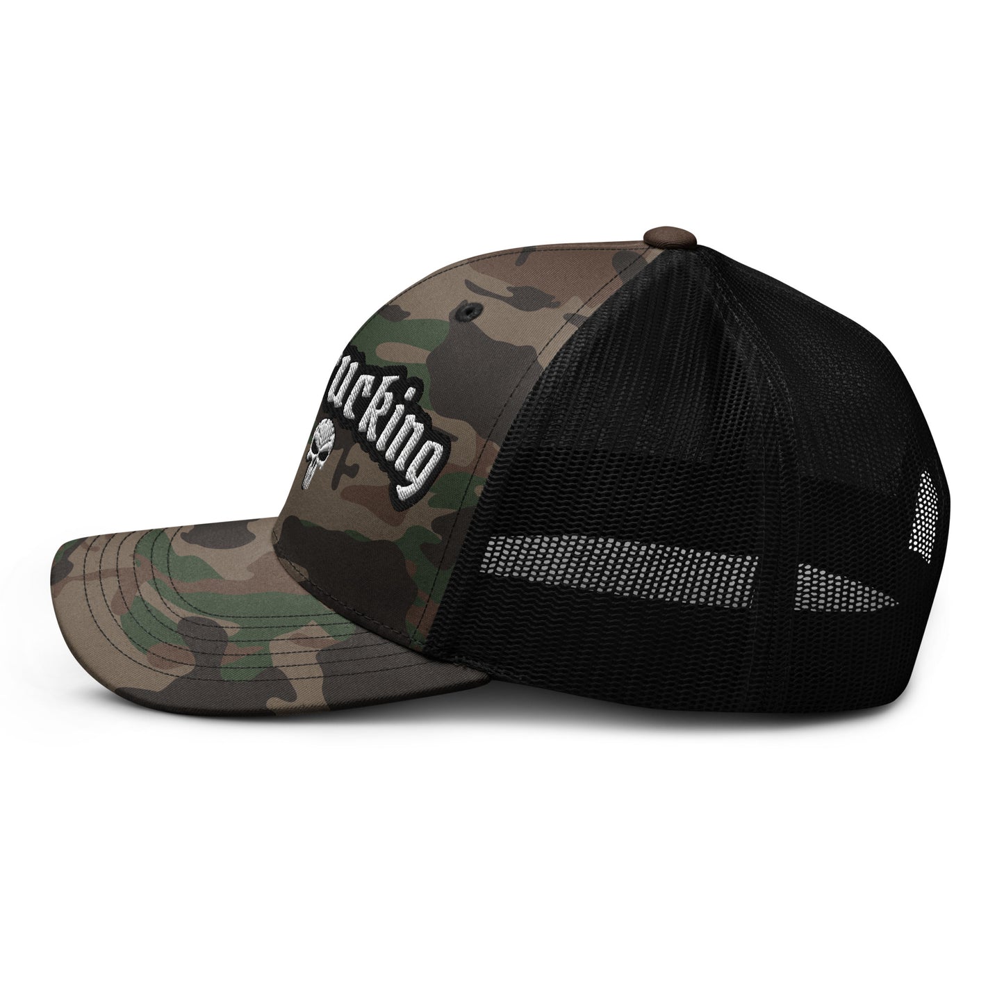 "Keep Trucking" Camouflage trucker HatS