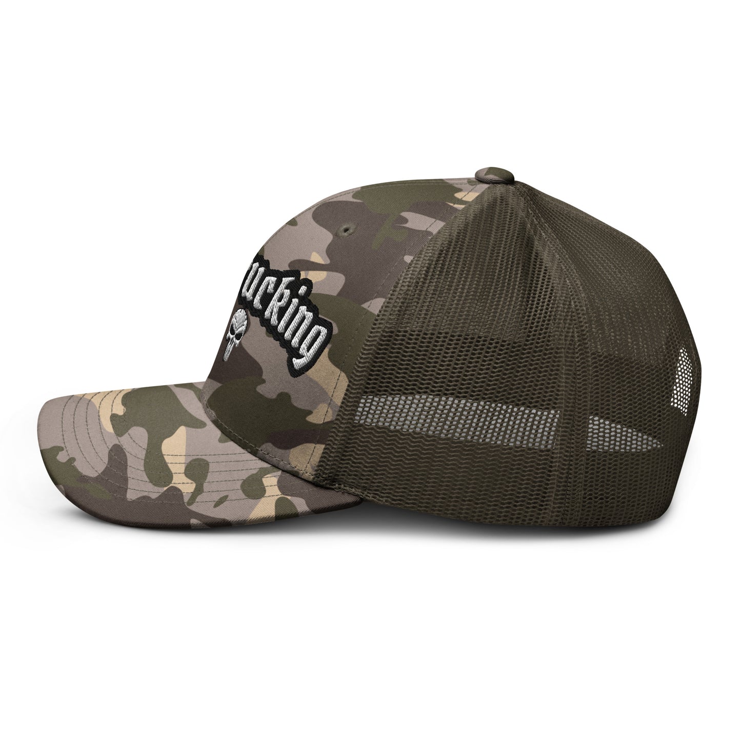 "Keep Trucking" Camouflage trucker HatS
