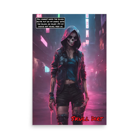 "Bloody Hands" Poster BloH WalA