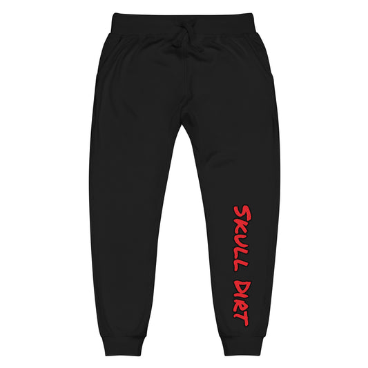 "Skull Dirt" Unisex fleece sweatpants AinO WomA PanT