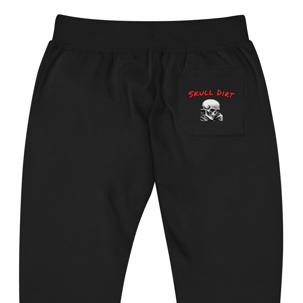 "Skull Dirt" Unisex fleece sweatpants AinO WomA PanT