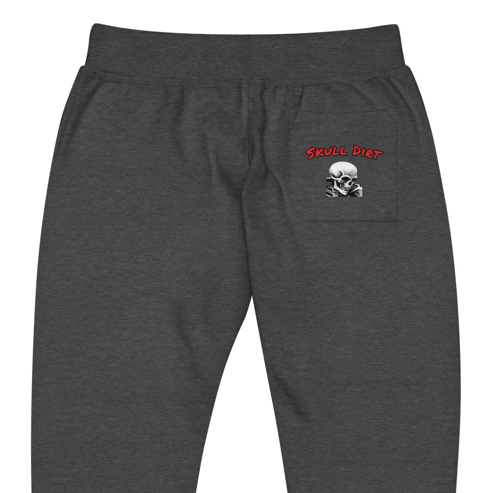 "Skull Dirt" Unisex fleece sweatpants AinO WomA PanT