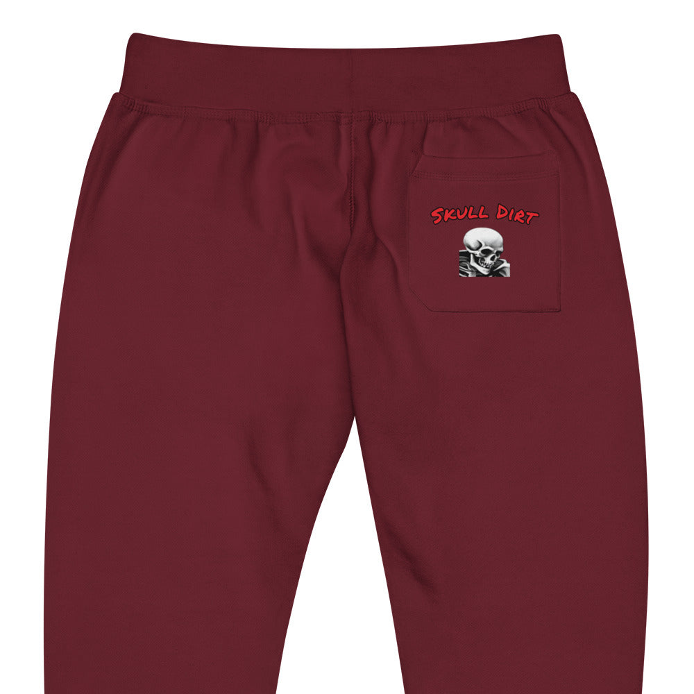 "Skull Dirt" Unisex fleece sweatpants AinO WomA PanT