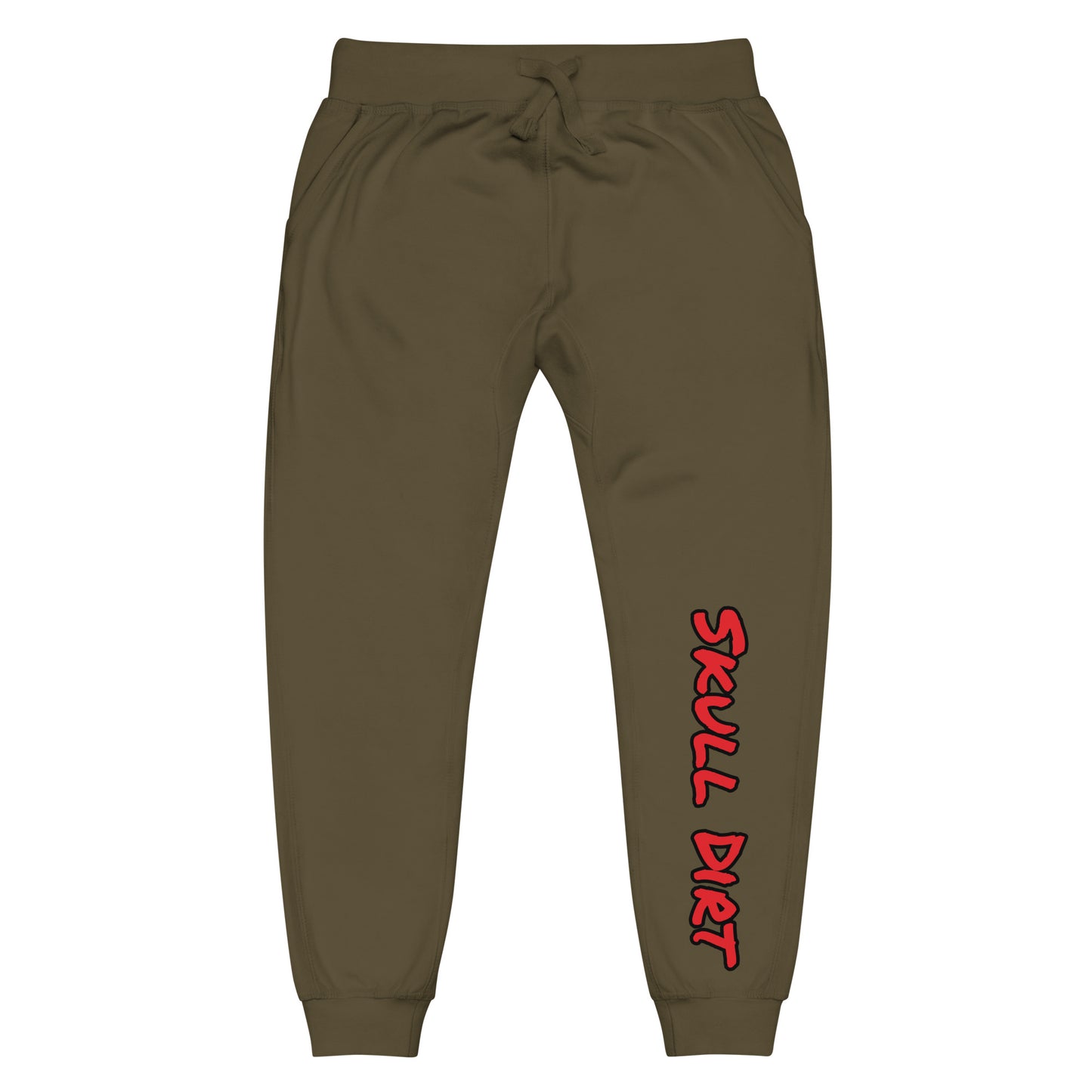 "Skull Dirt" Unisex fleece sweatpants AinO WomA PanT
