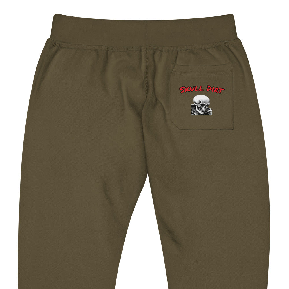 "Skull Dirt" Unisex fleece sweatpants AinO WomA PanT