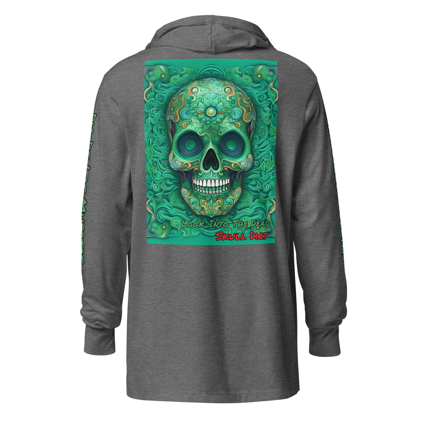 "Look Into The Dead" Hooded long-sleeve tee LinD LonS