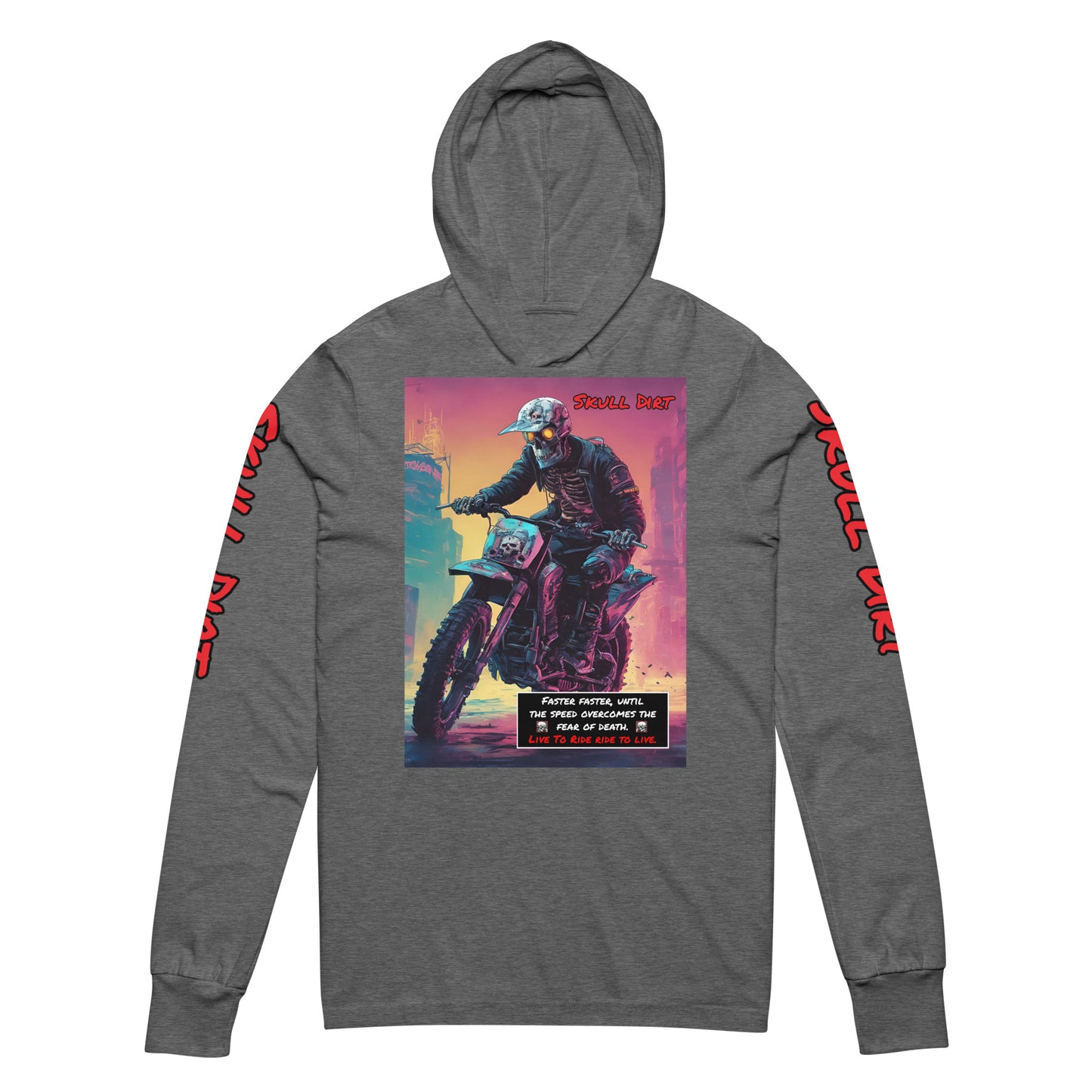 "Fear Of Death" Hooded long-sleeve tee FofD LonS