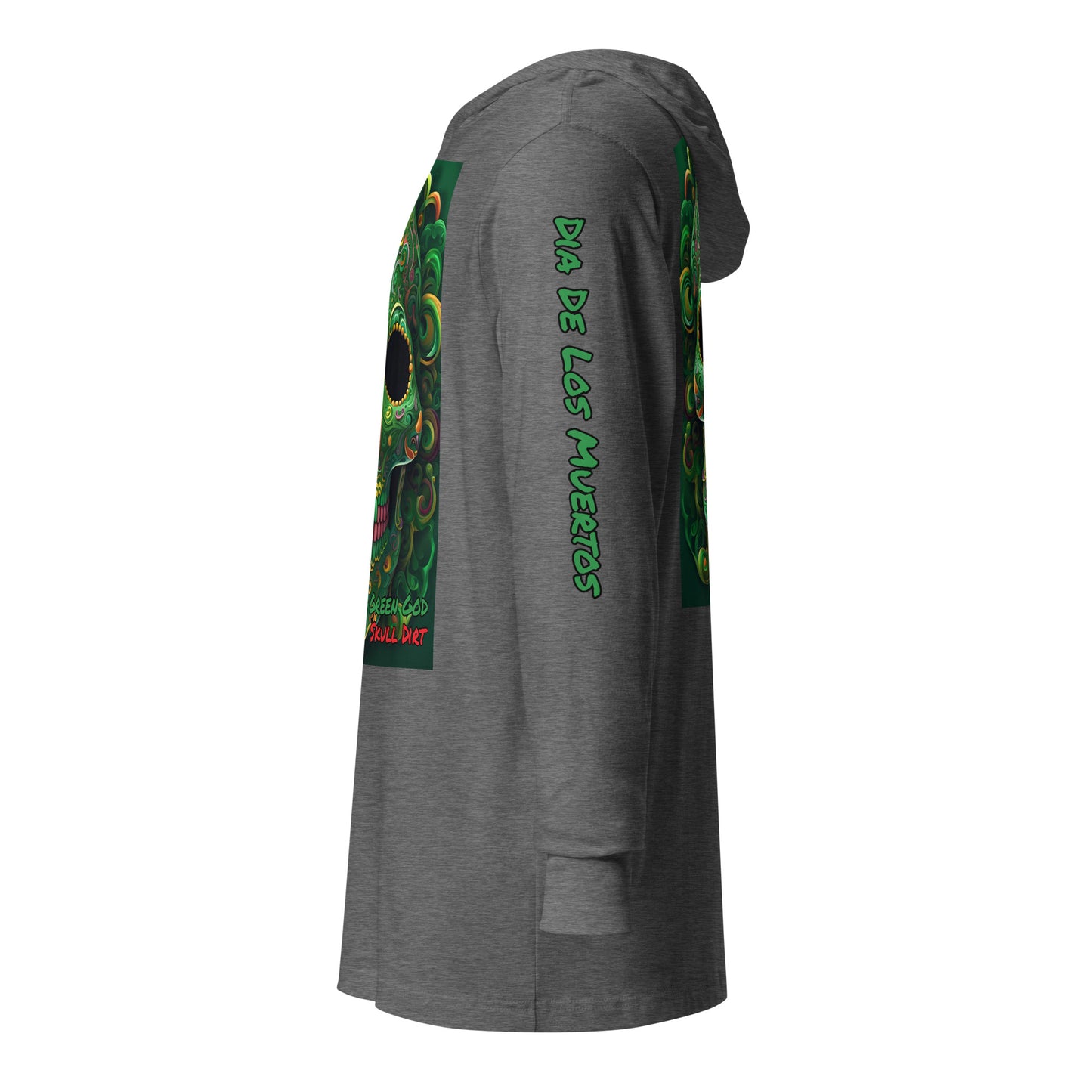 "Green God" Hooded long-sleeve tee GreG LonS CnD