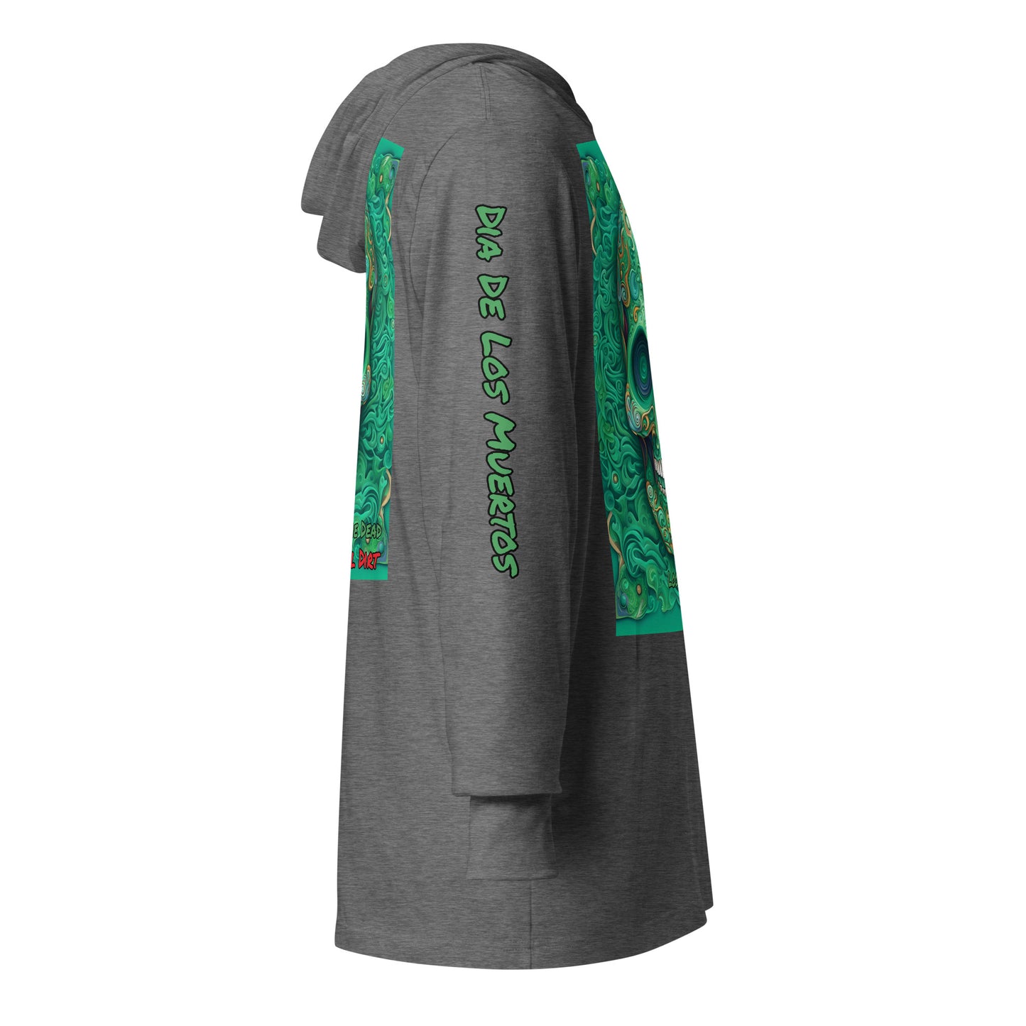 "Look Into The Dead" Hooded long-sleeve tee LinD LonS