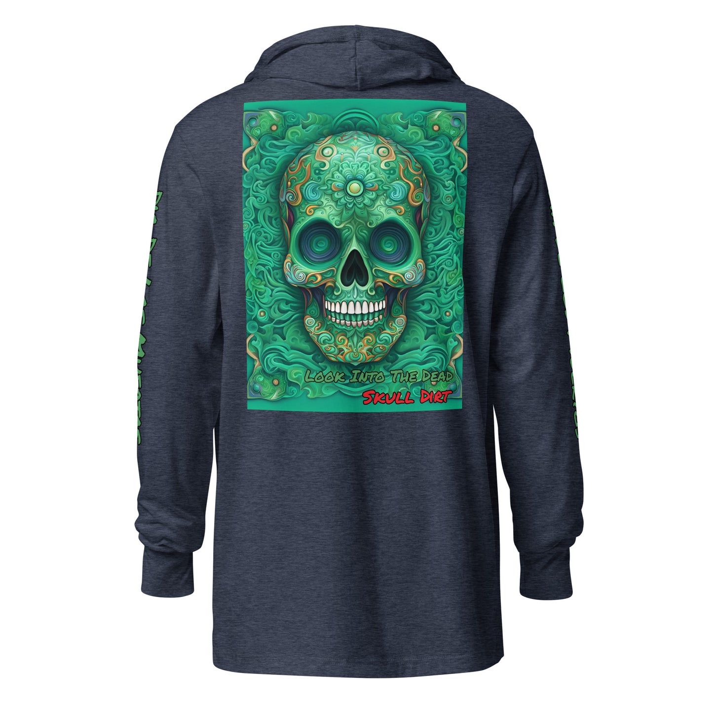 "Look Into The Dead" Hooded long-sleeve tee LinD LonS