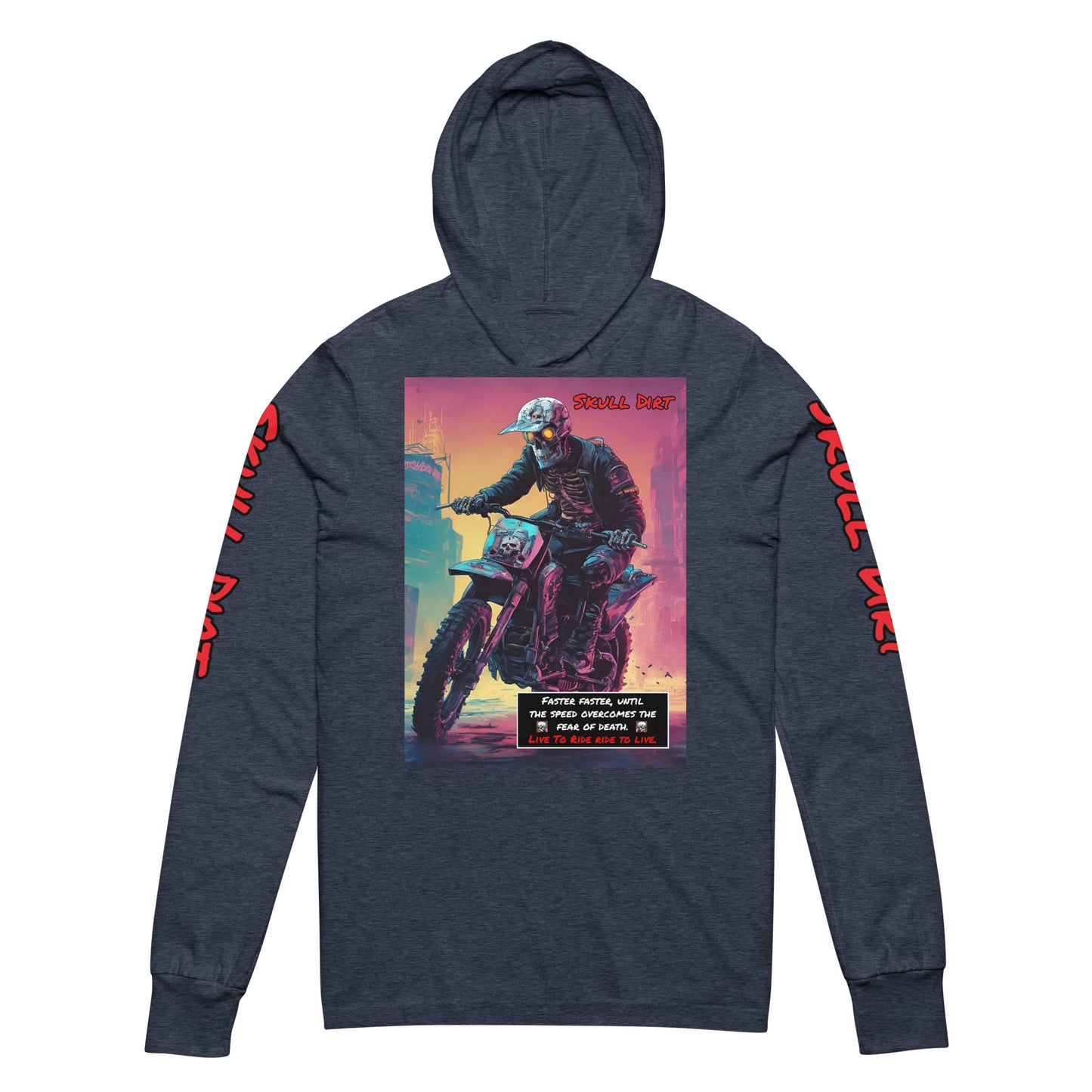 "Fear Of Death" Hooded long-sleeve tee FofD LonS