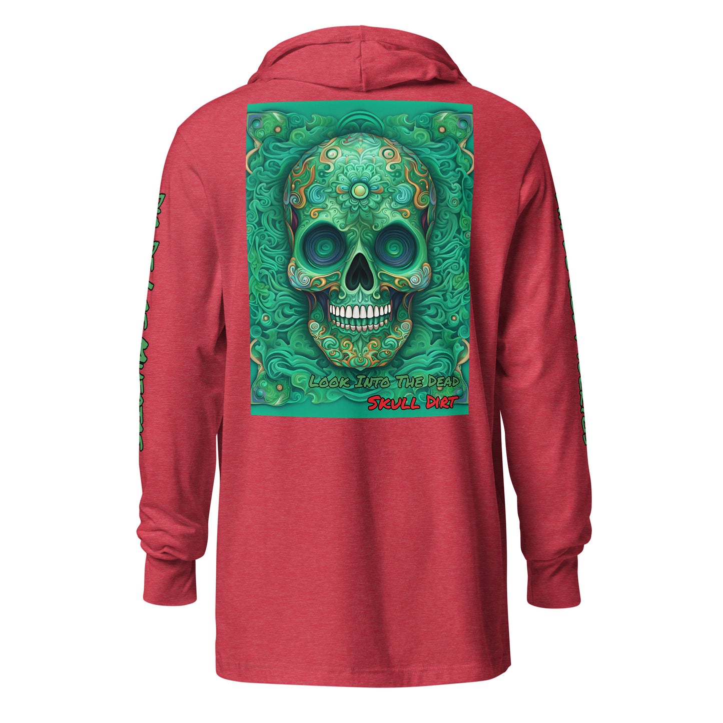 "Look Into The Dead" Hooded long-sleeve tee LinD LonS
