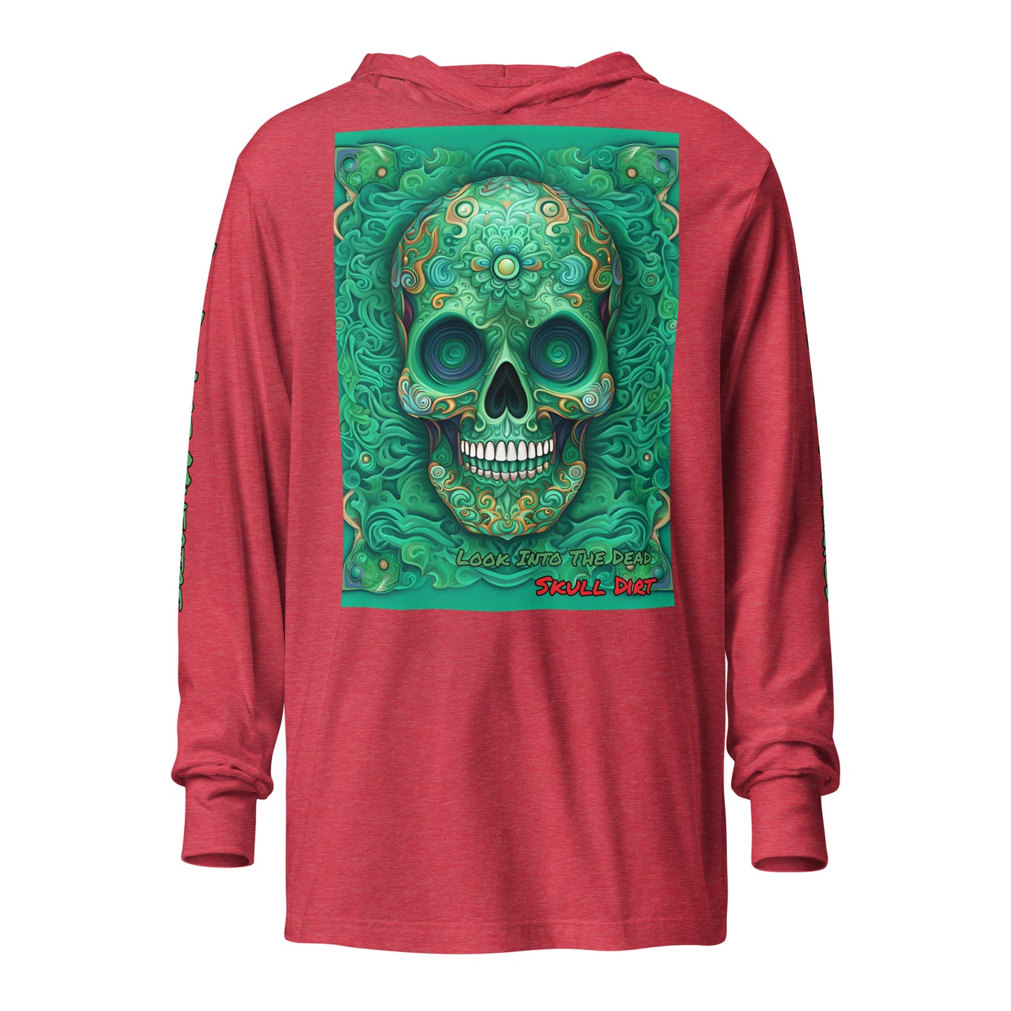 "Look Into The Dead" Hooded long-sleeve tee LinD LonS