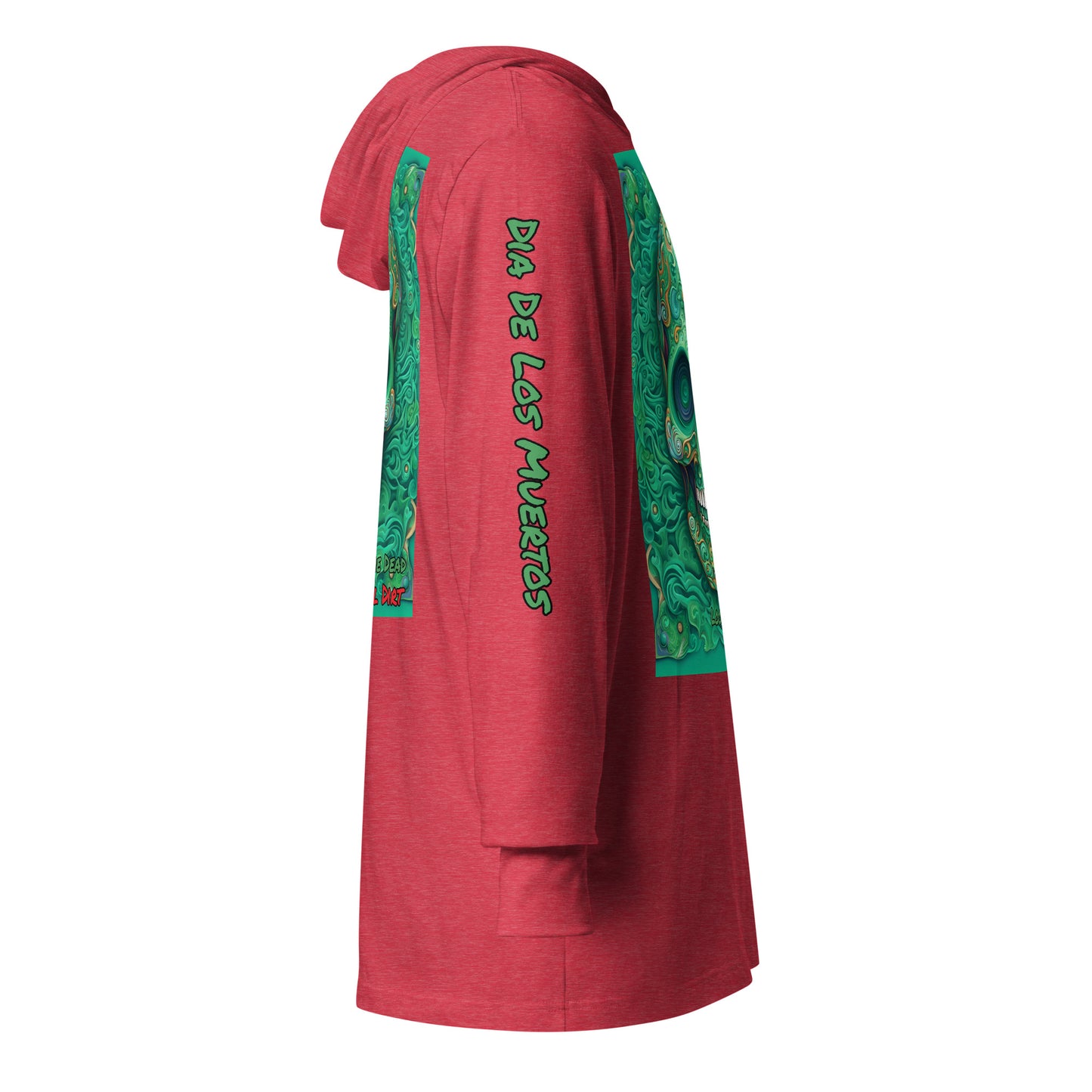 "Look Into The Dead" Hooded long-sleeve tee LinD LonS