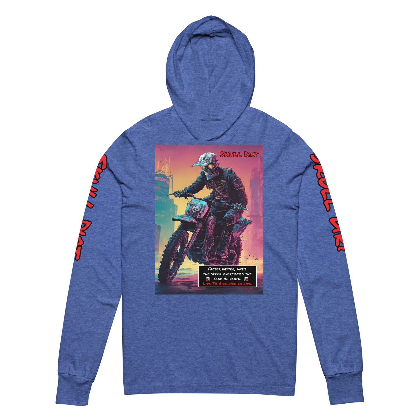 "Fear Of Death" Hooded long-sleeve tee FofD LonS