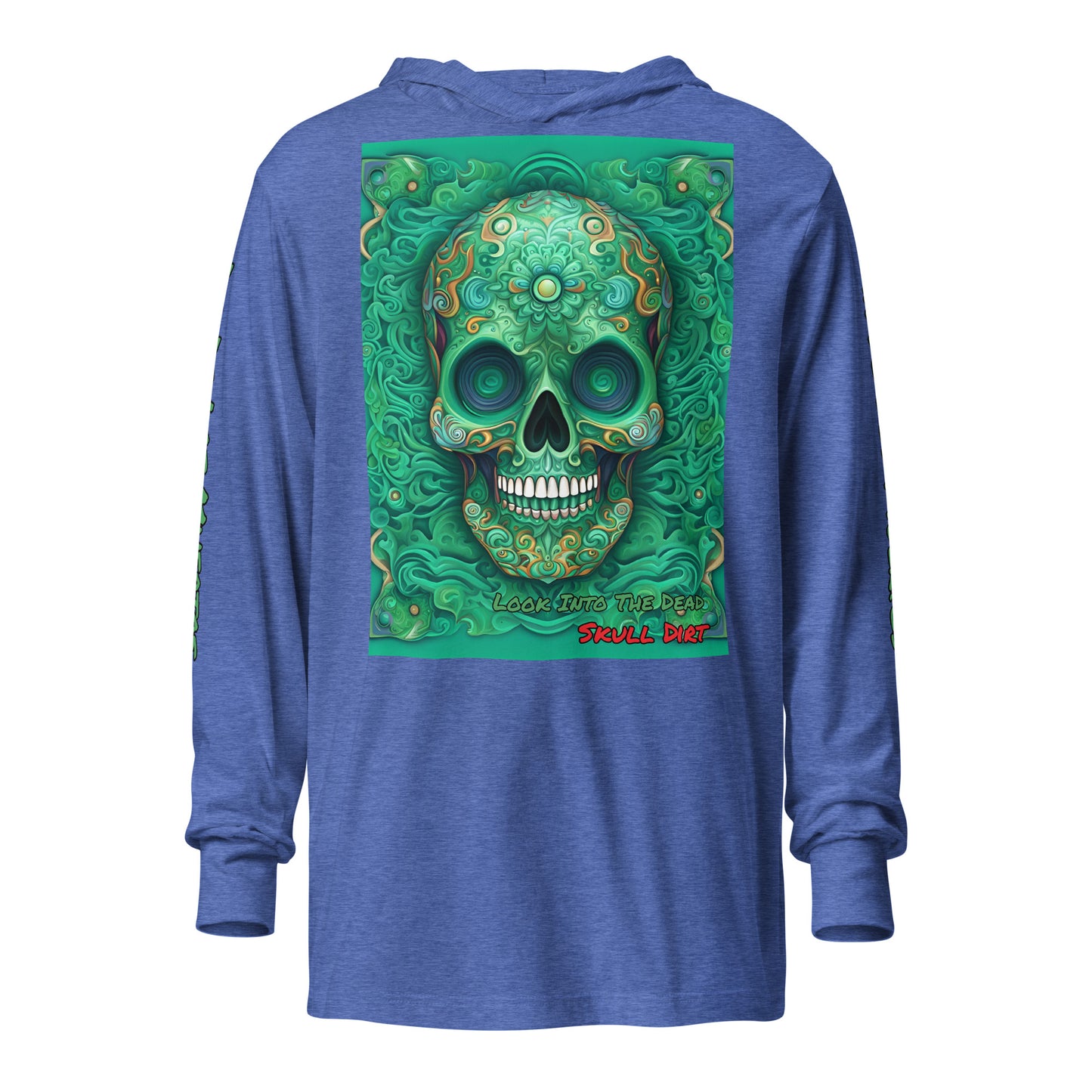 "Look Into The Dead" Hooded long-sleeve tee LinD LonS