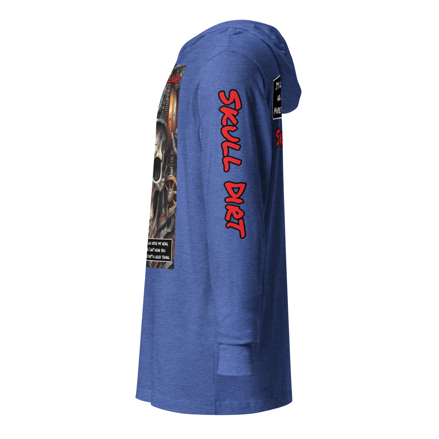 "I Can't Hear You" Hooded long-sleeve tee IcaH LonS