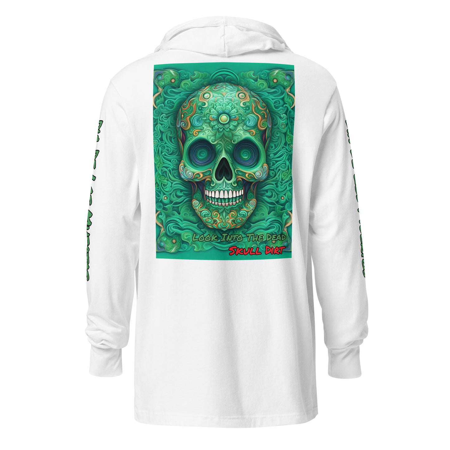 "Look Into The Dead" Hooded long-sleeve tee LinD LonS