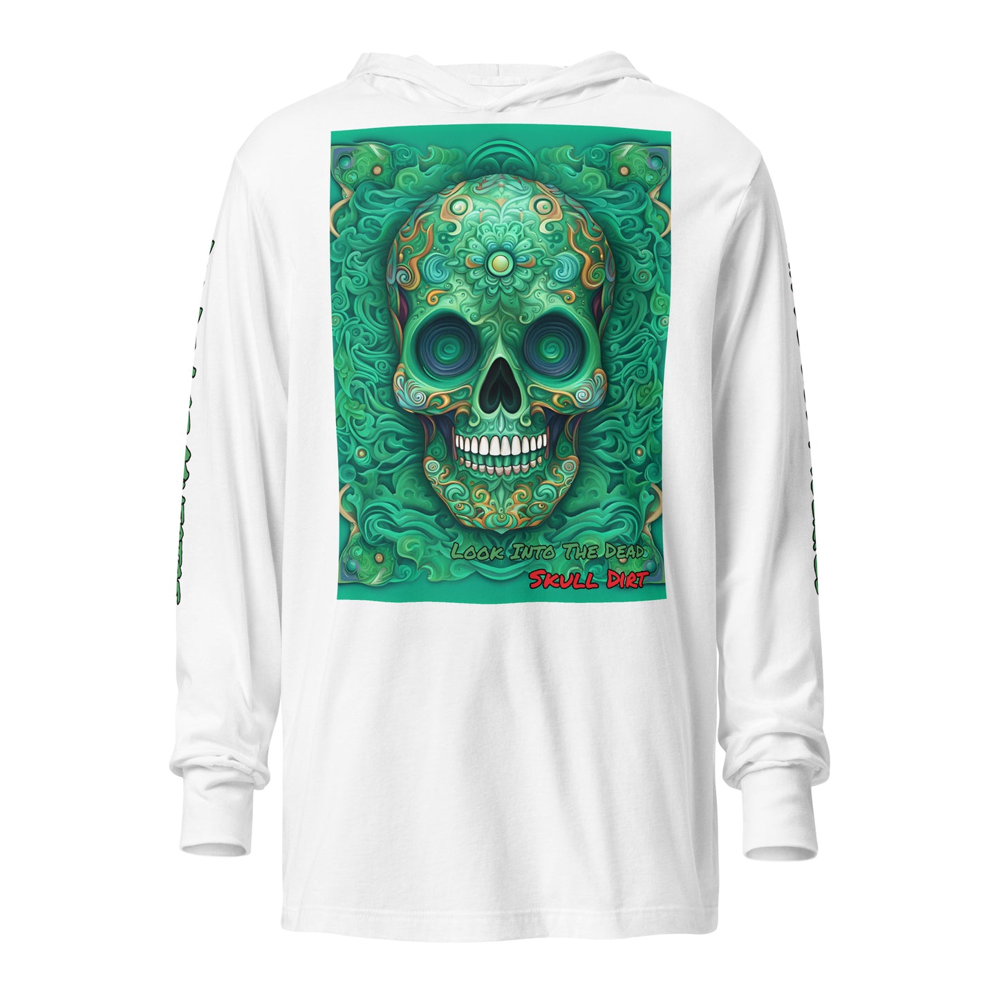 "Look Into The Dead" Hooded long-sleeve tee LinD LonS