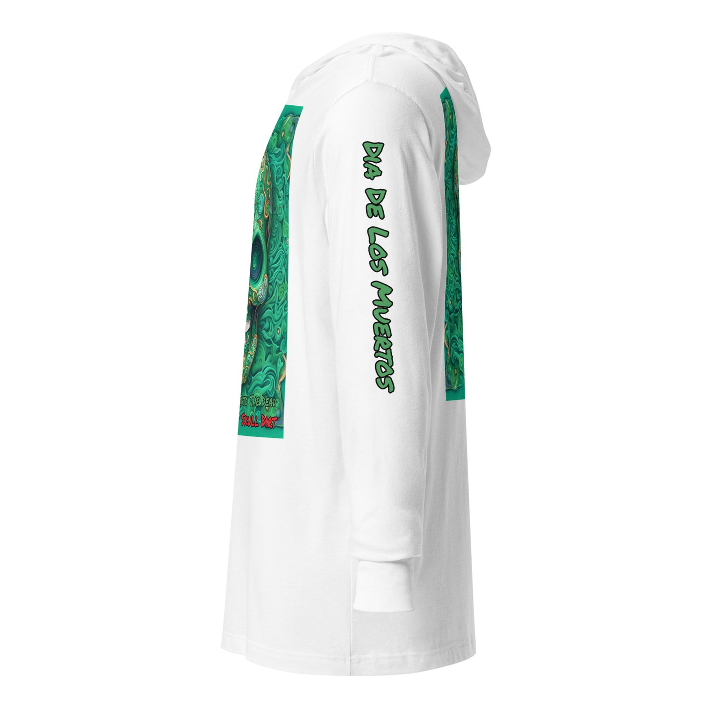 "Look Into The Dead" Hooded long-sleeve tee LinD LonS