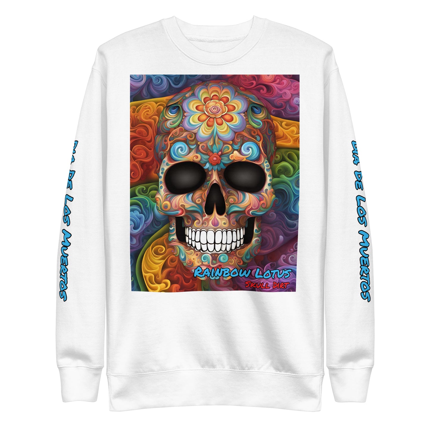 "Rainbow Lotus" Unisex Premium Sweatshirt HodI RaiL