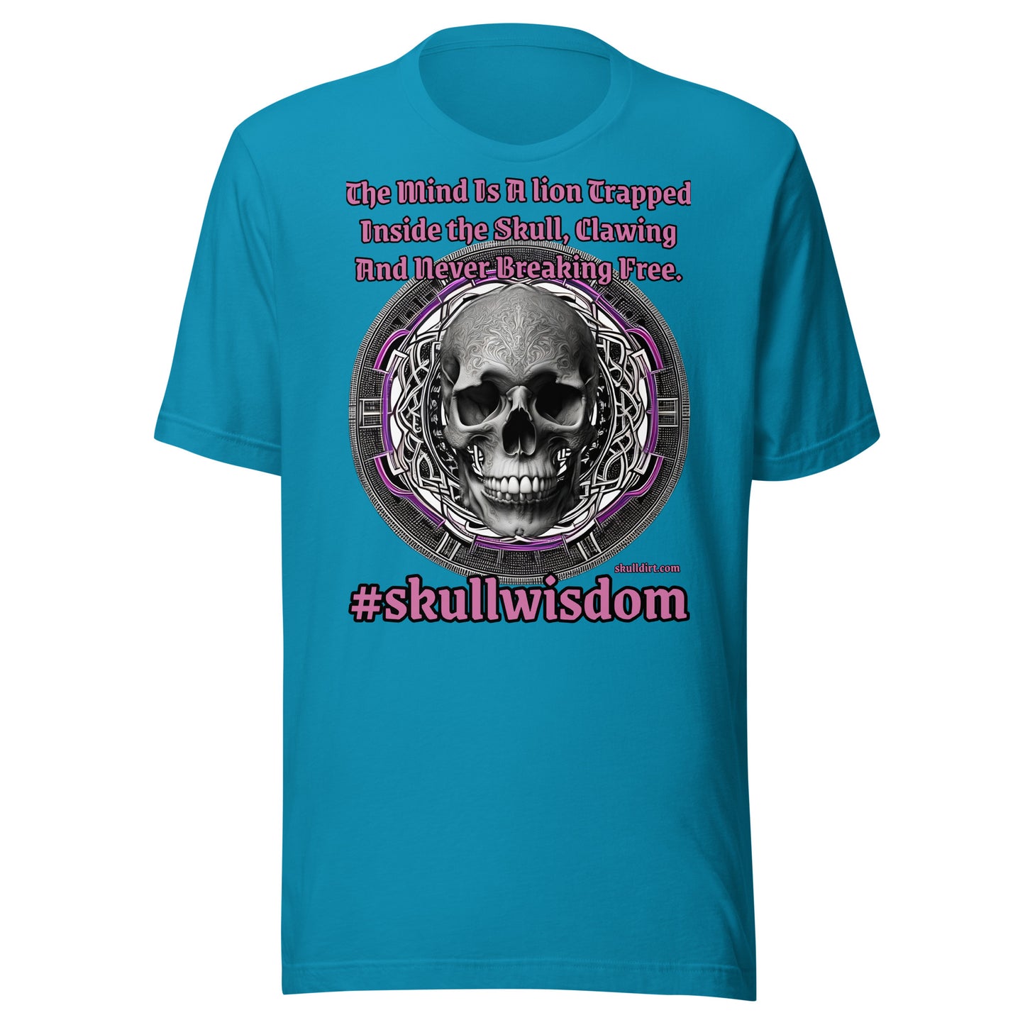 "Lion In The Skull" Unisex Skull Wisdom TeeS
