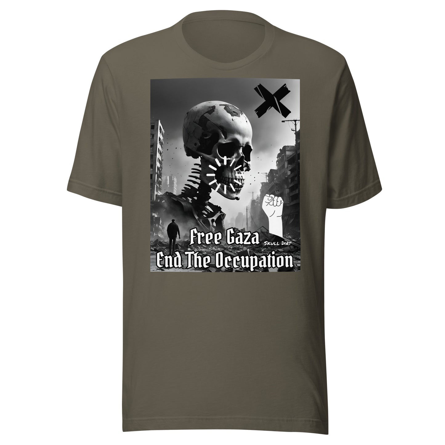 "Free Gaza" Unisex t-shirt Tees WomA