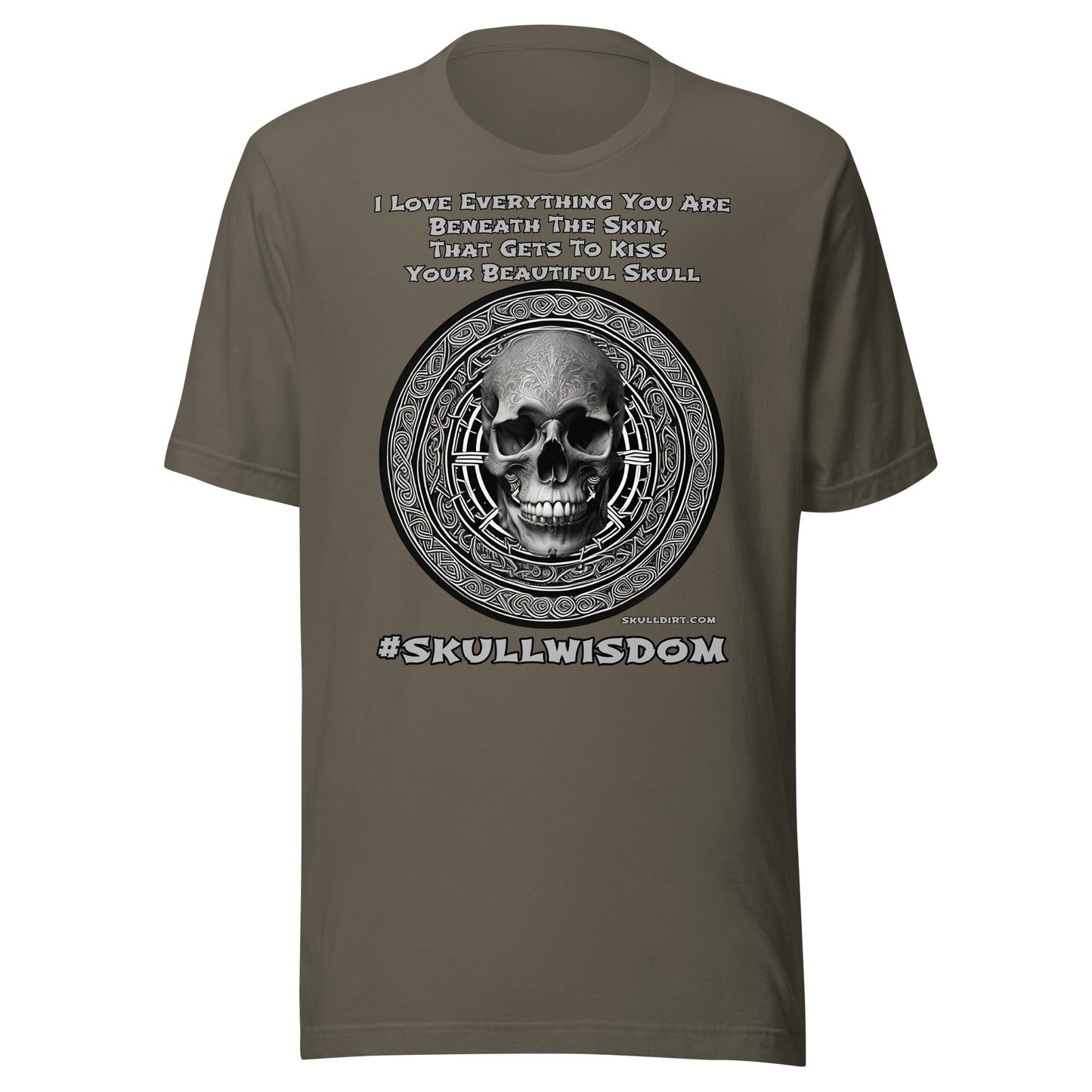 "Beautiful Skull" Unisex Skull Wisdom TeeS