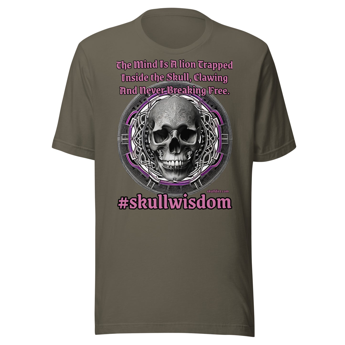 "Lion In The Skull" Unisex Skull Wisdom TeeS