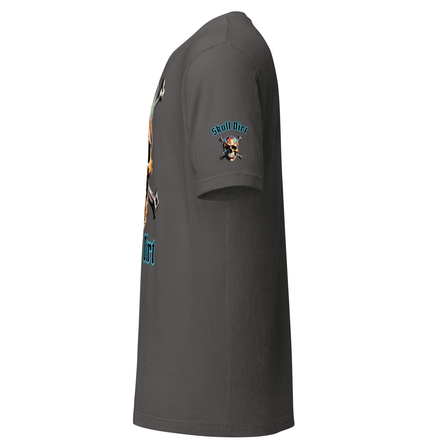 "Skull Dirt Crossbone" Unisex t-shirt TeeS WomA