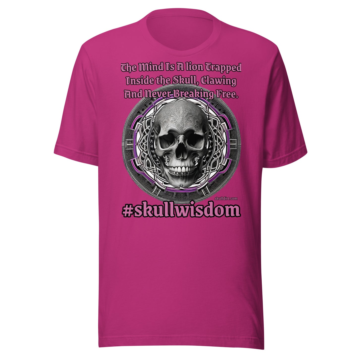 "Lion In The Skull" Unisex Skull Wisdom TeeS