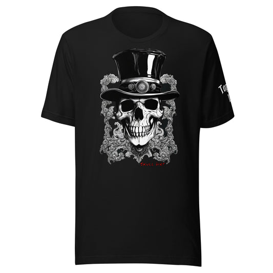 "Tophat Skull Unisex t-shirt TeeS WomA