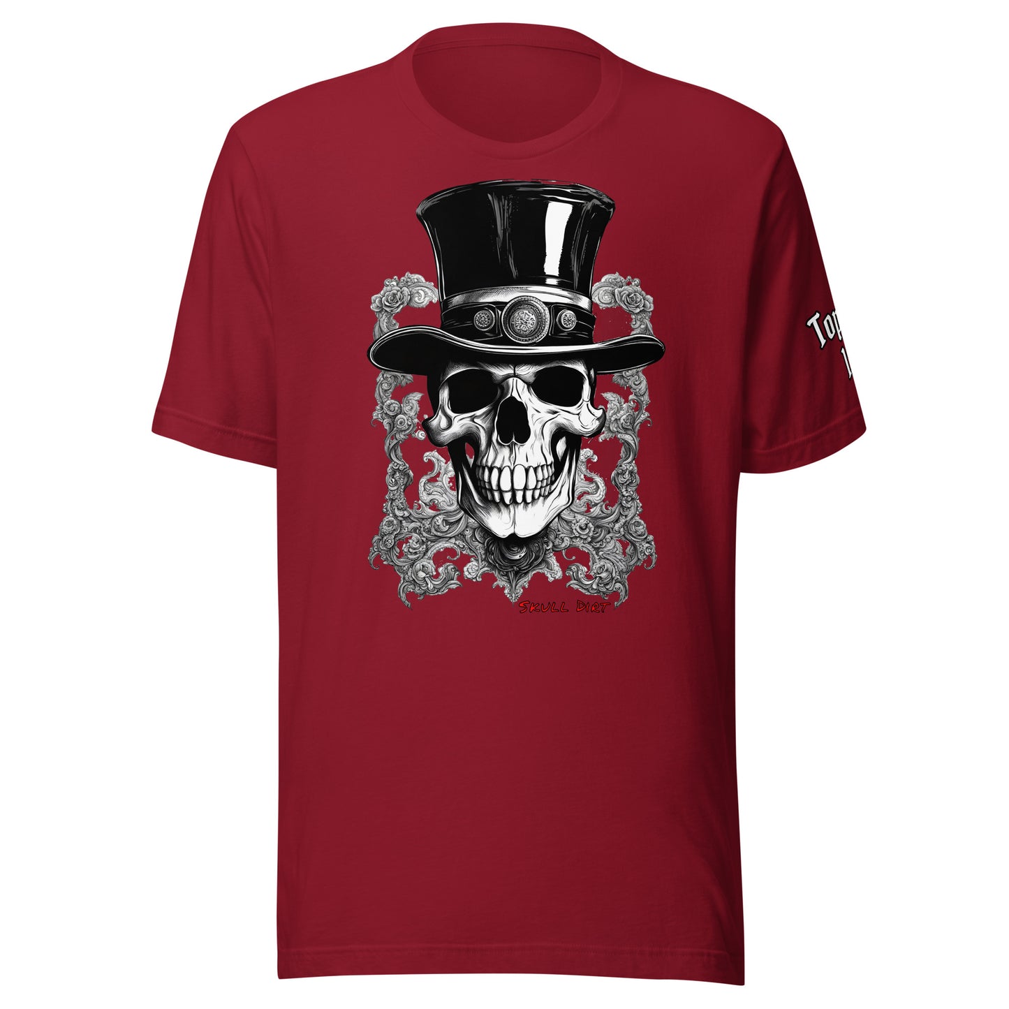 "Tophat Skull Unisex t-shirt TeeS WomA