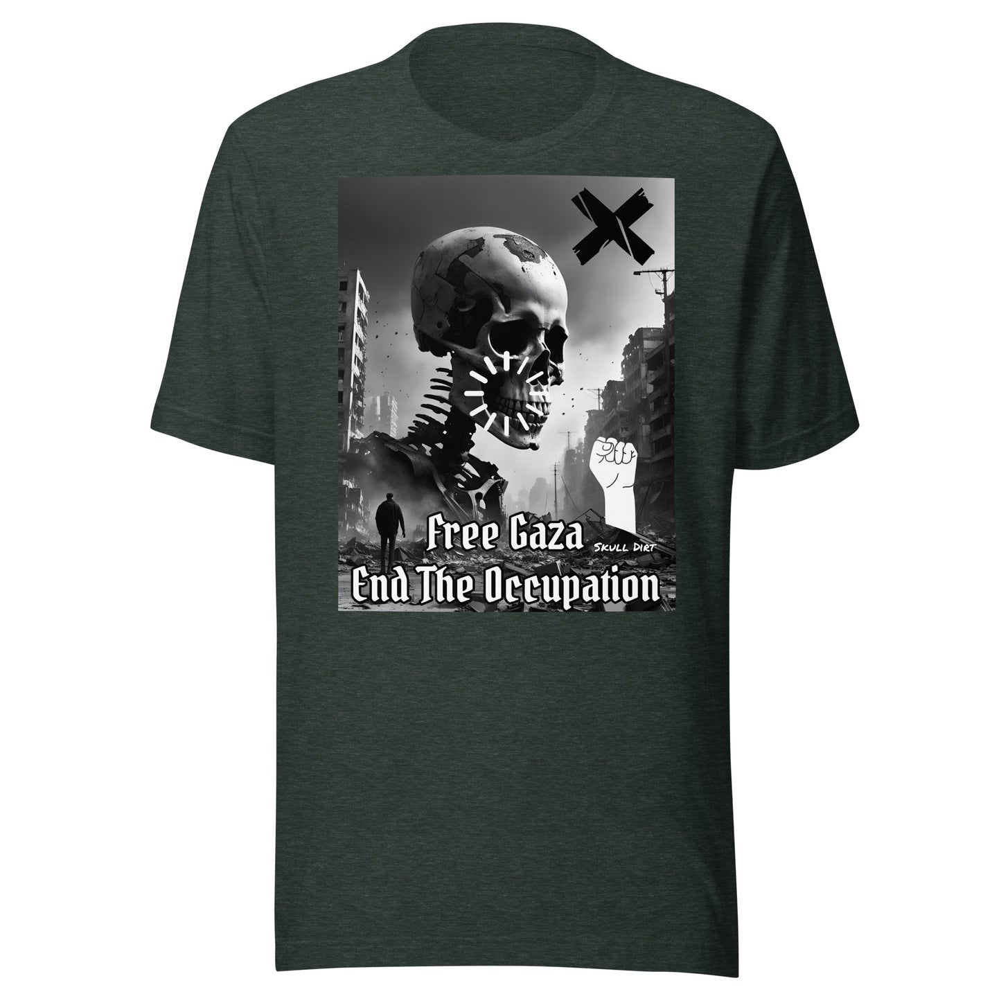 "Free Gaza" Unisex t-shirt Tees WomA