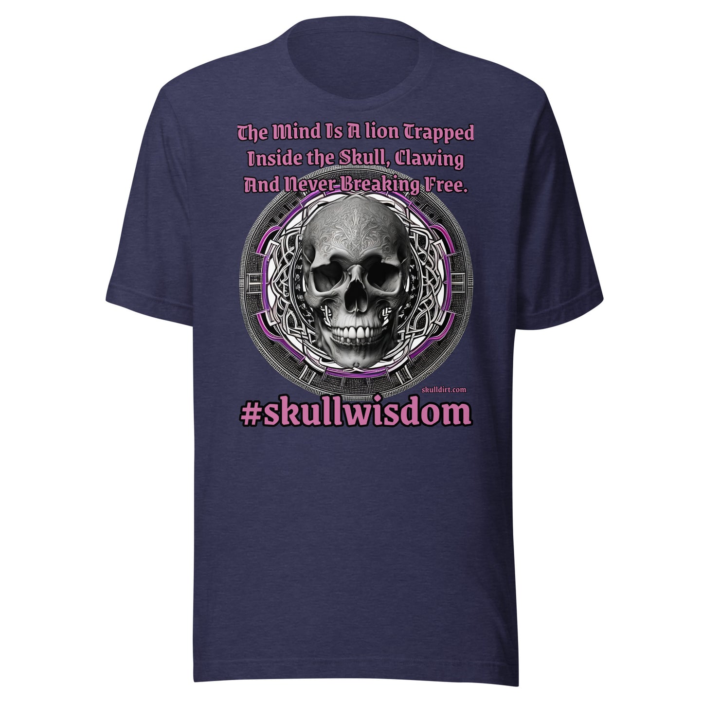 "Lion In The Skull" Unisex Skull Wisdom TeeS