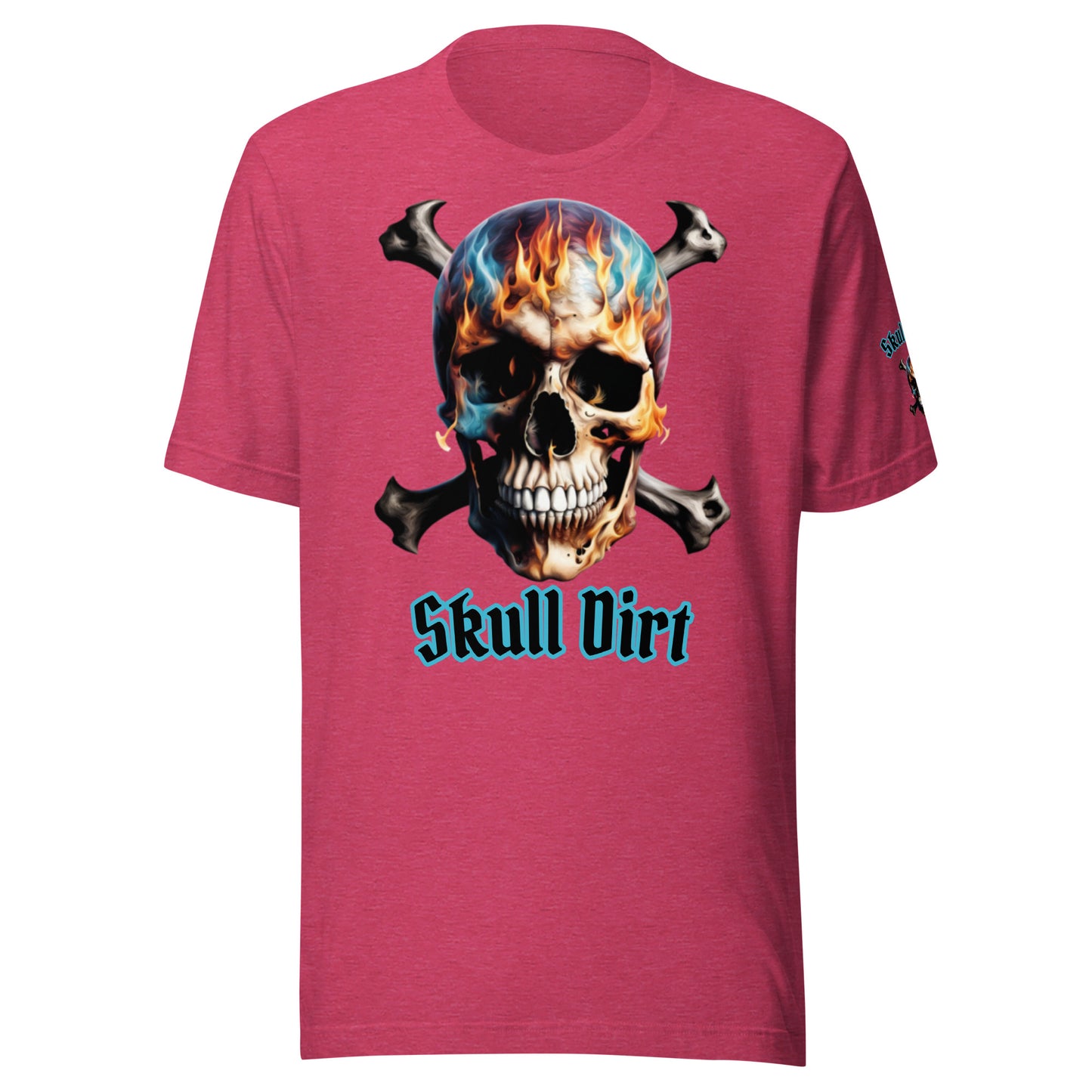 "Skull Dirt Crossbone" Unisex t-shirt TeeS WomA