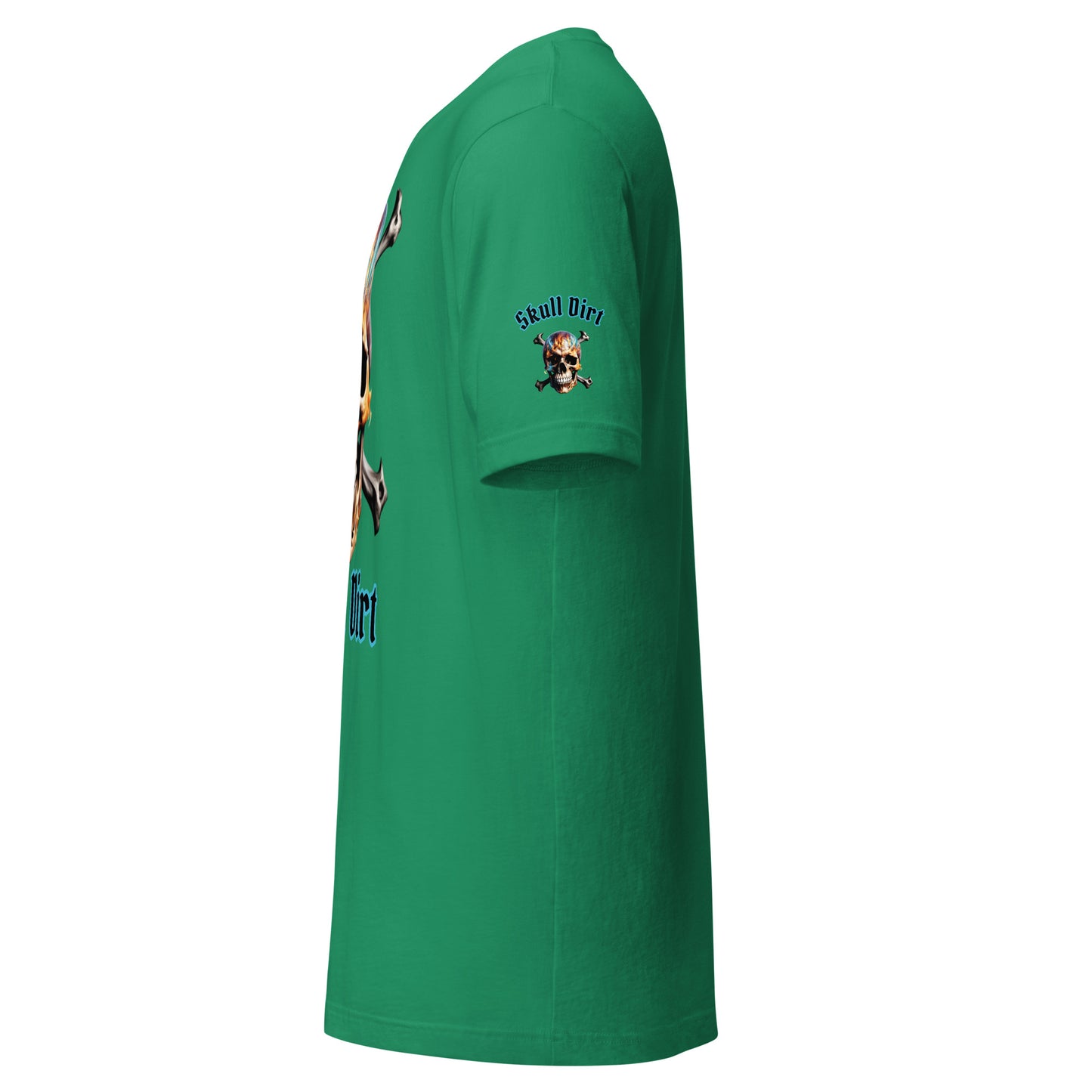 "Skull Dirt Crossbone" Unisex t-shirt TeeS WomA