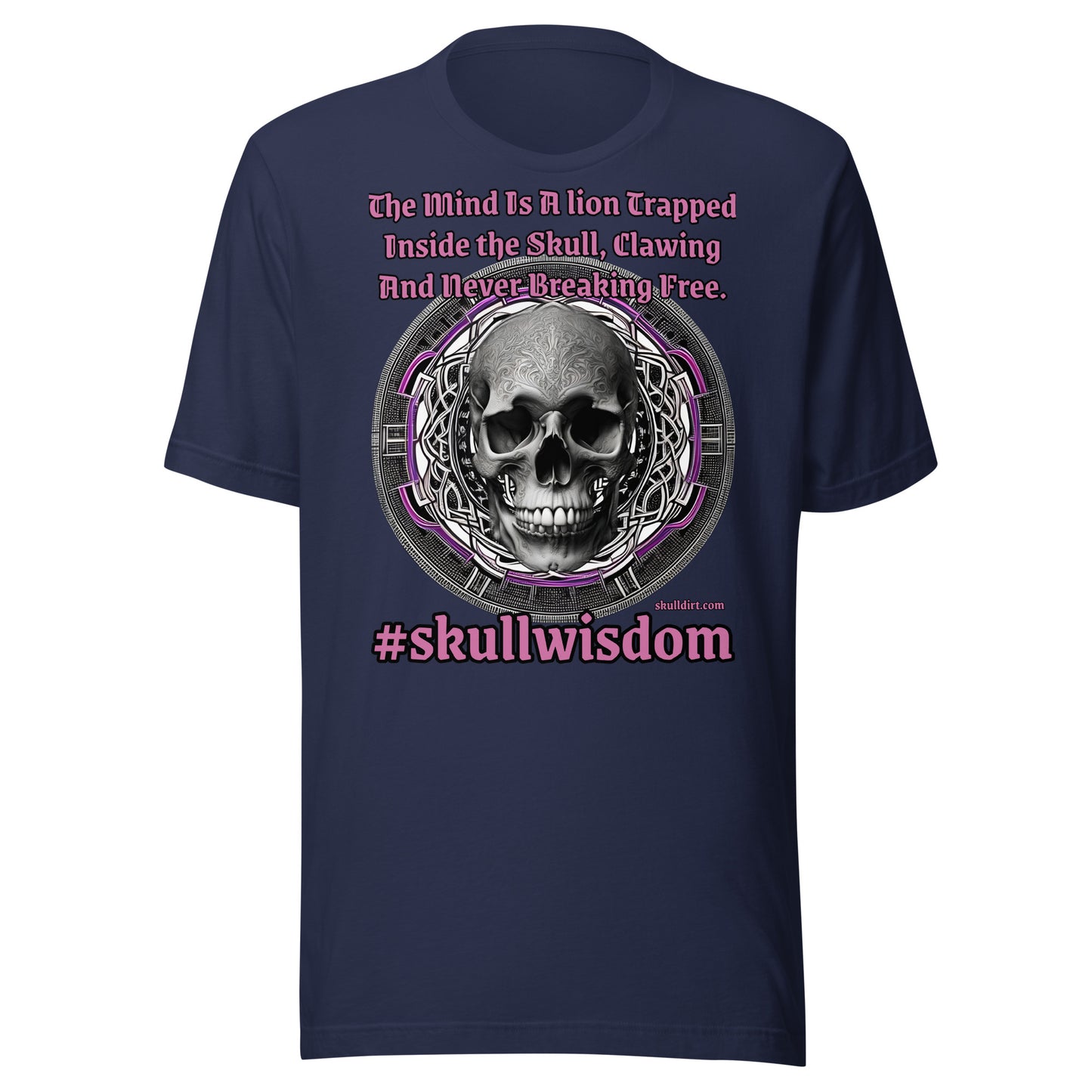 "Lion In The Skull" Unisex Skull Wisdom TeeS