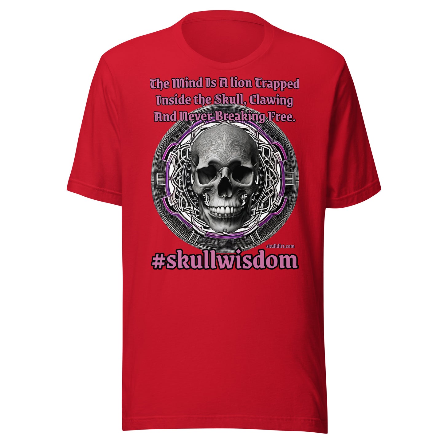 "Lion In The Skull" Unisex Skull Wisdom TeeS