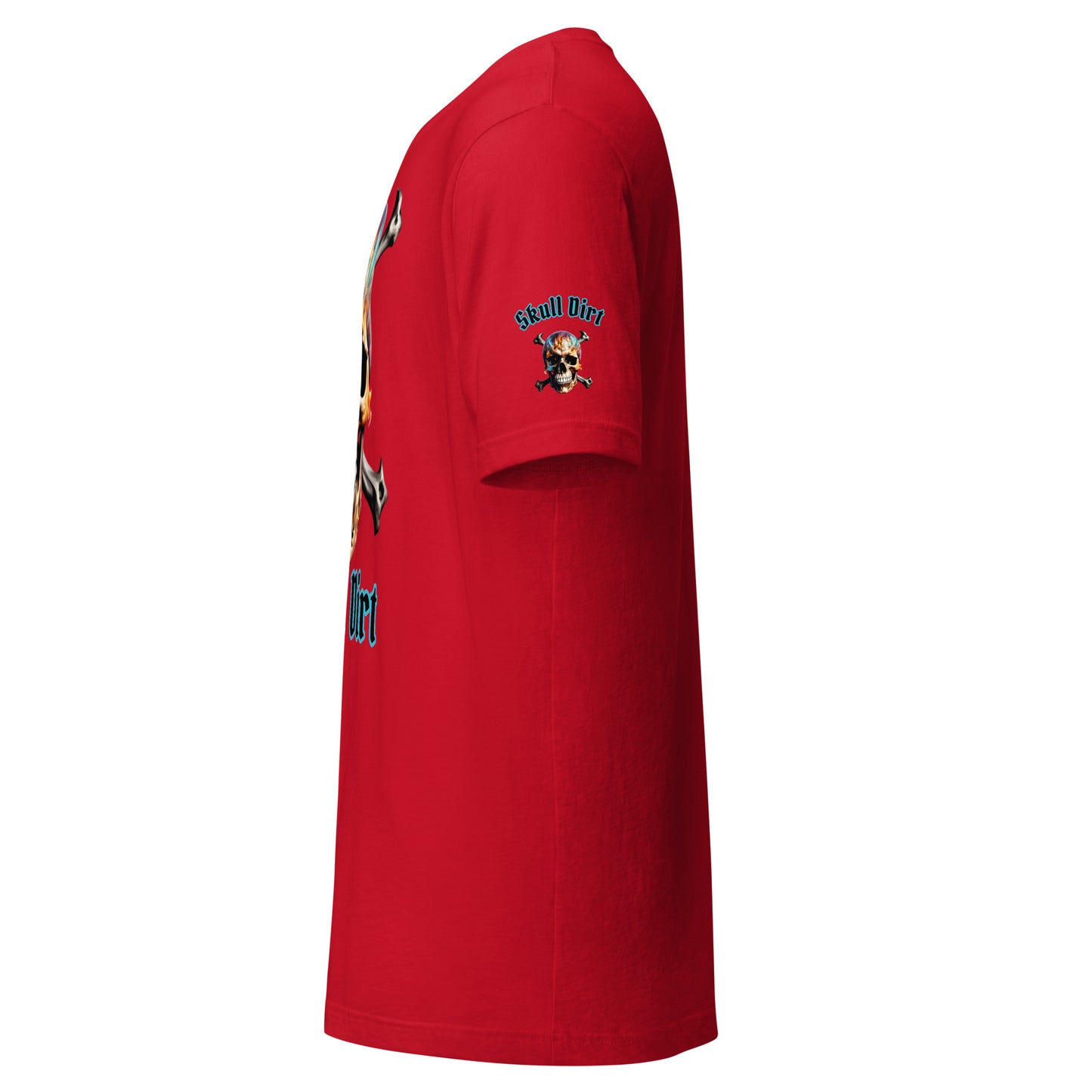 "Skull Dirt Crossbone" Unisex t-shirt TeeS WomA