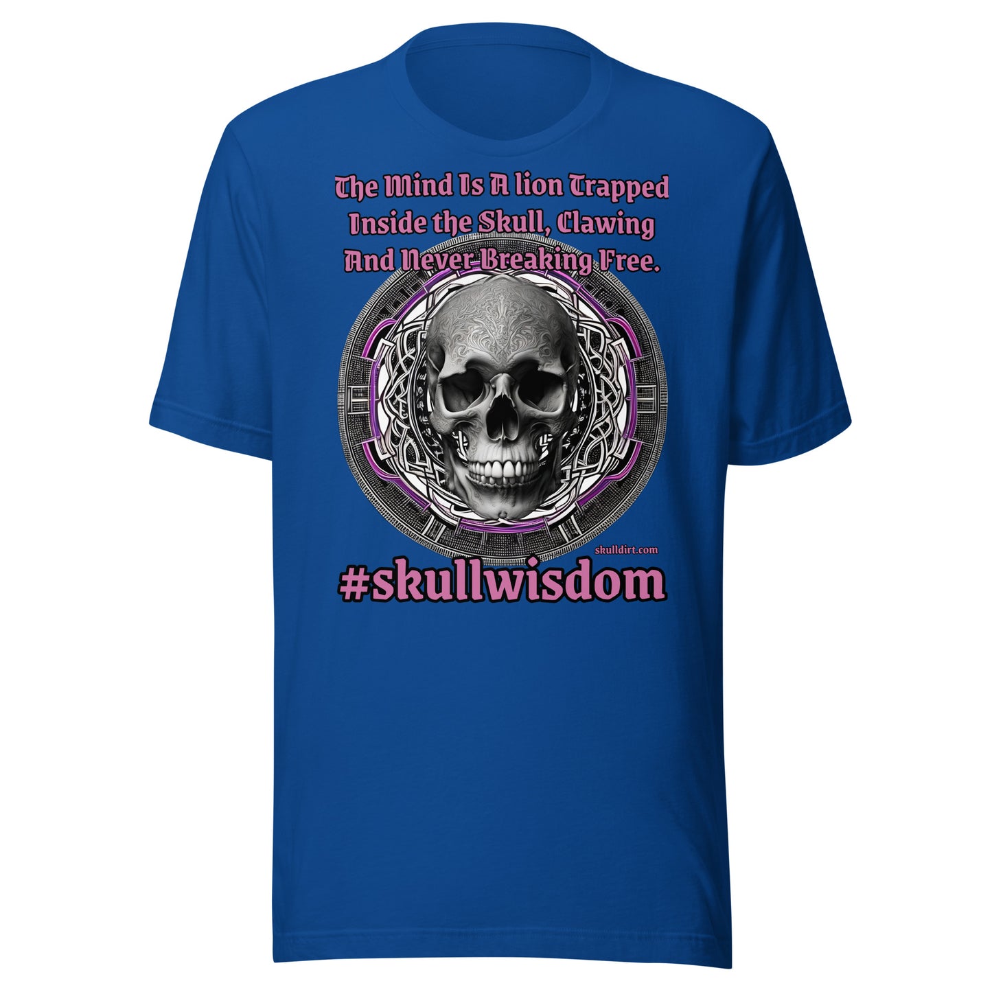"Lion In The Skull" Unisex Skull Wisdom TeeS